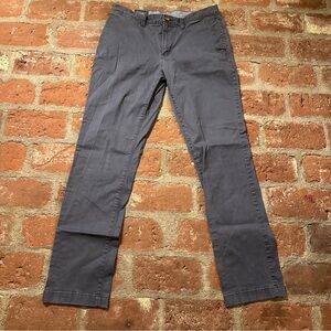 Wallin & Bros Men’s Straight Casual Flat Front Pants Grey 32x32